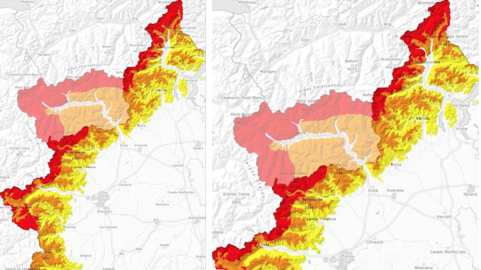 Valanghe, rischio forte anche in Ossola 